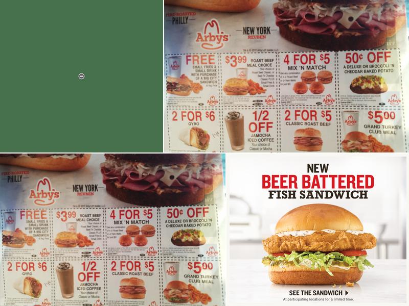 Arby's Menu