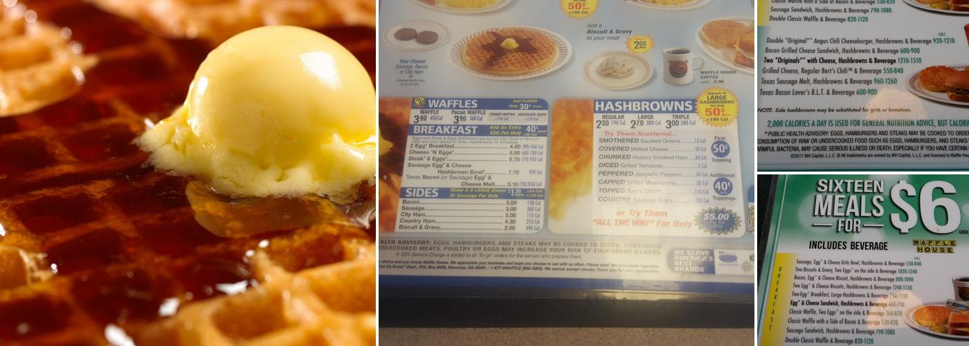 Waffle House Menu
