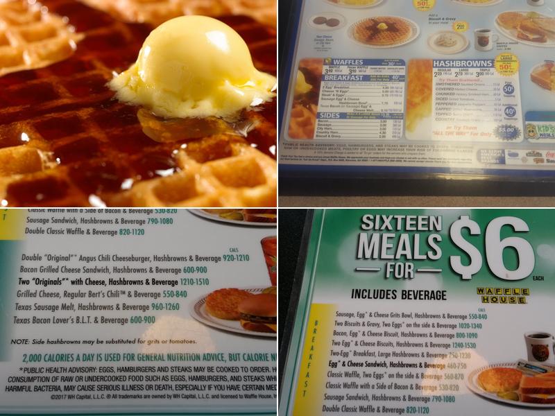Waffle House Menu