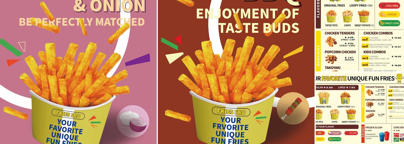 Fries Bro Menu