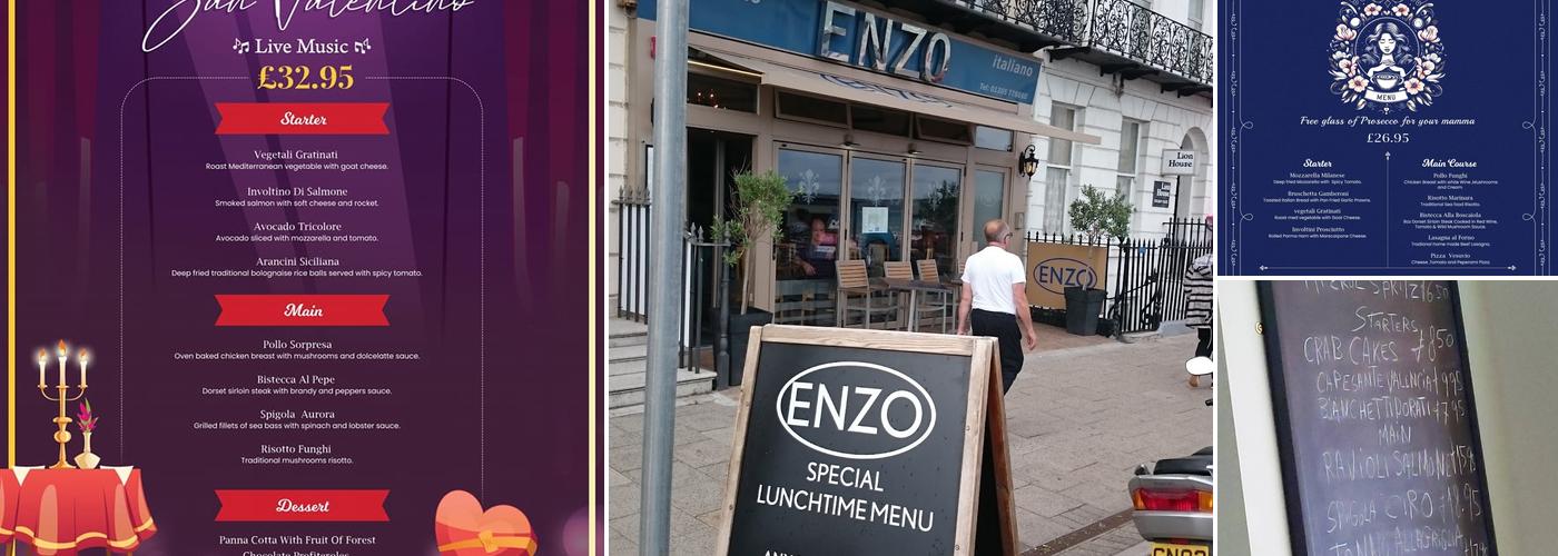 Enzo Ristorante & Pizzeria Menu