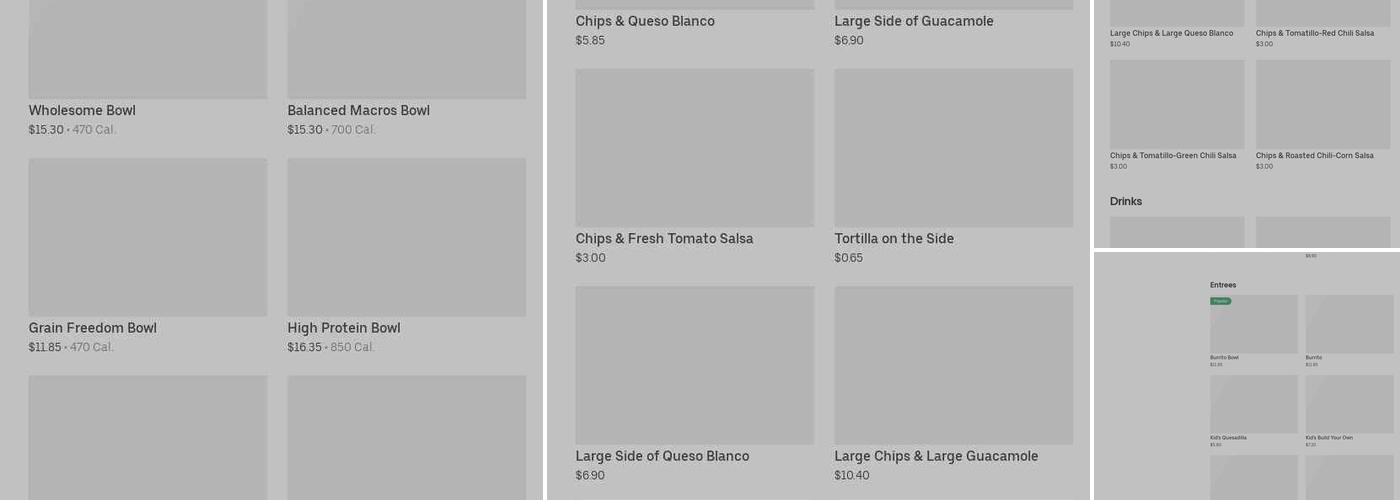 Chipotle Mexican Grill Menu