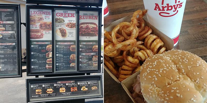 Arby's Menu