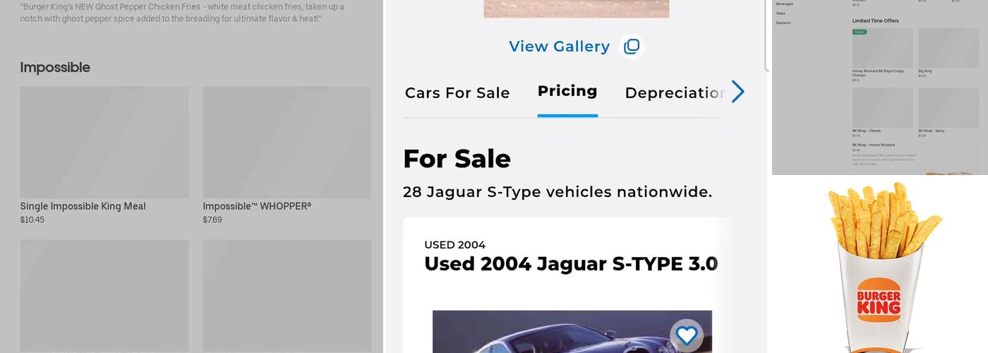 Burger King Menu
