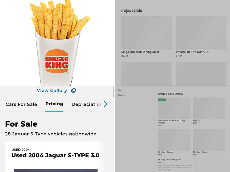 Burger King Menu
