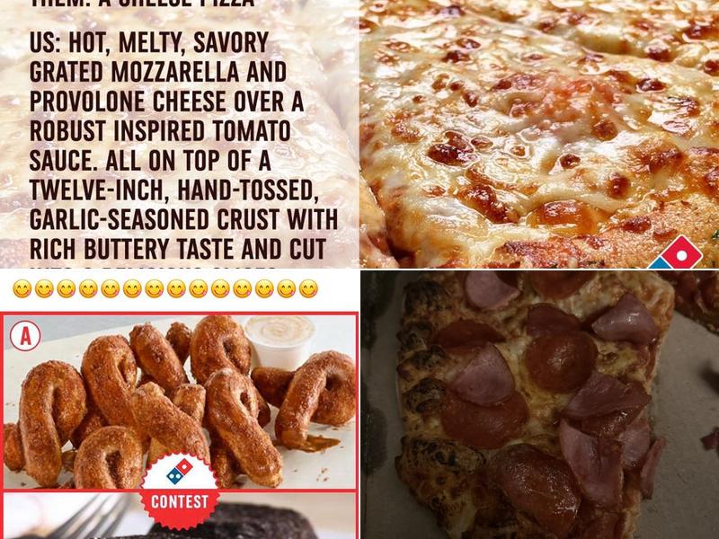 Domino's Pizza Menu