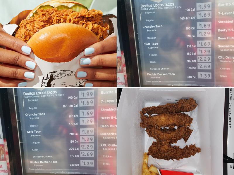 KFC Menu