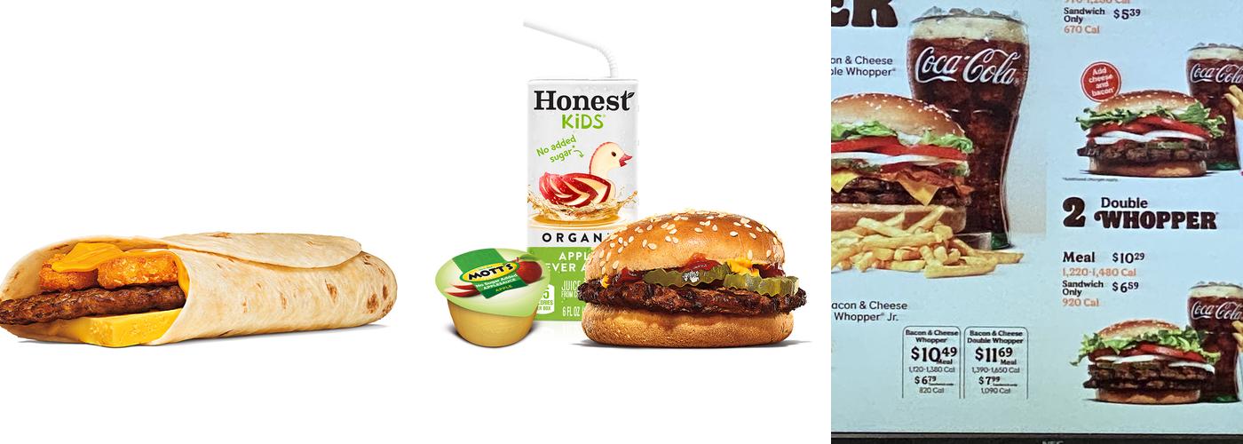 Burger King Menu