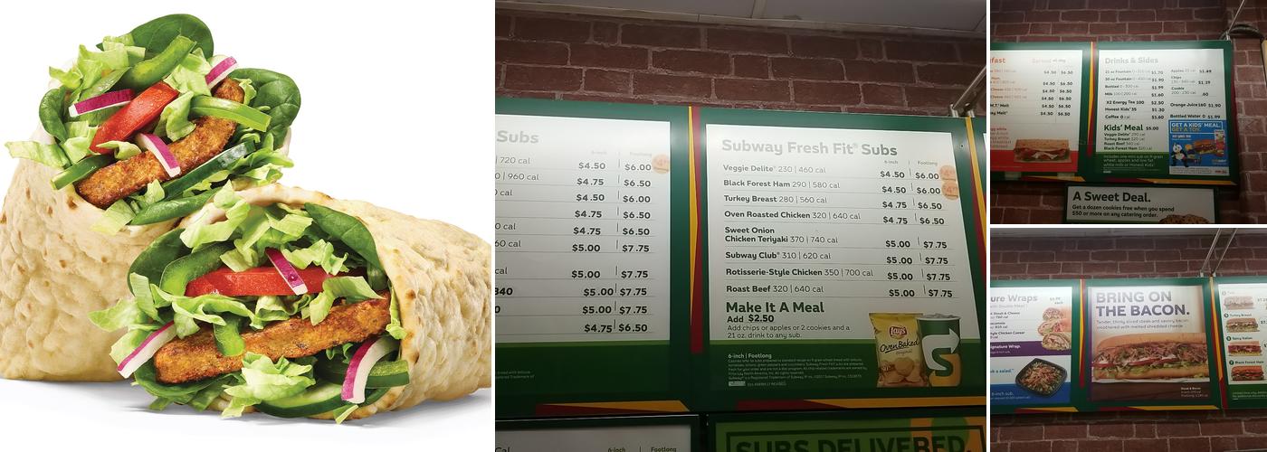 Subway Menu