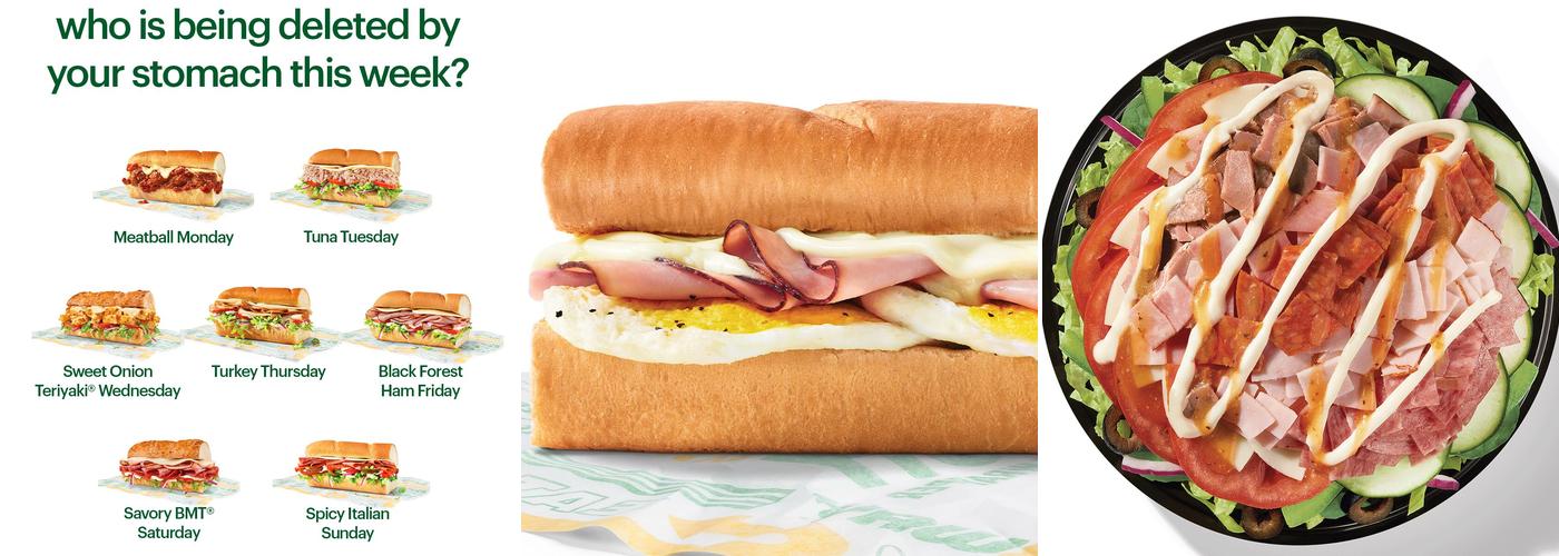 Subway Menu