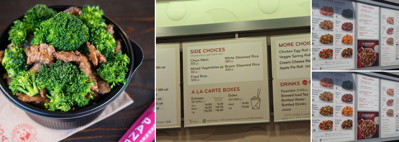 Panda Express Menu
