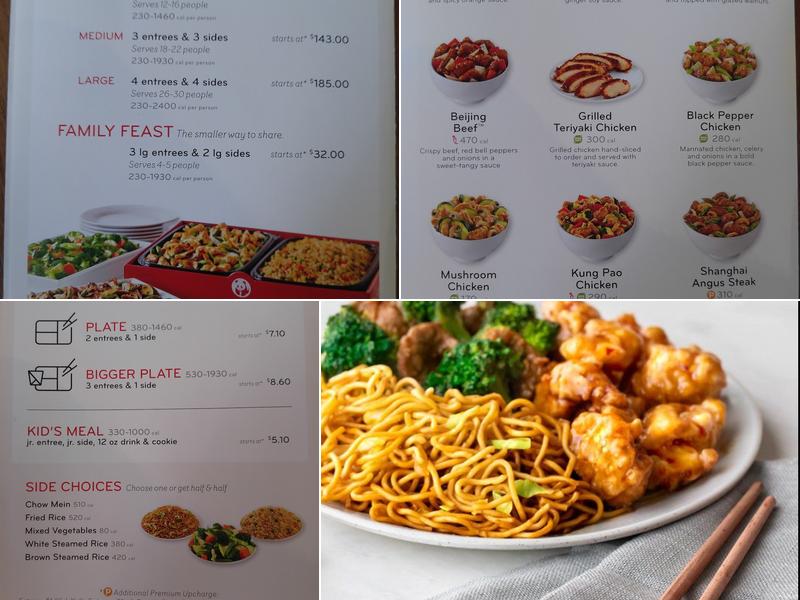 Panda Express Menu