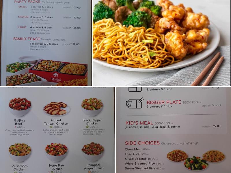 Panda Express Menu