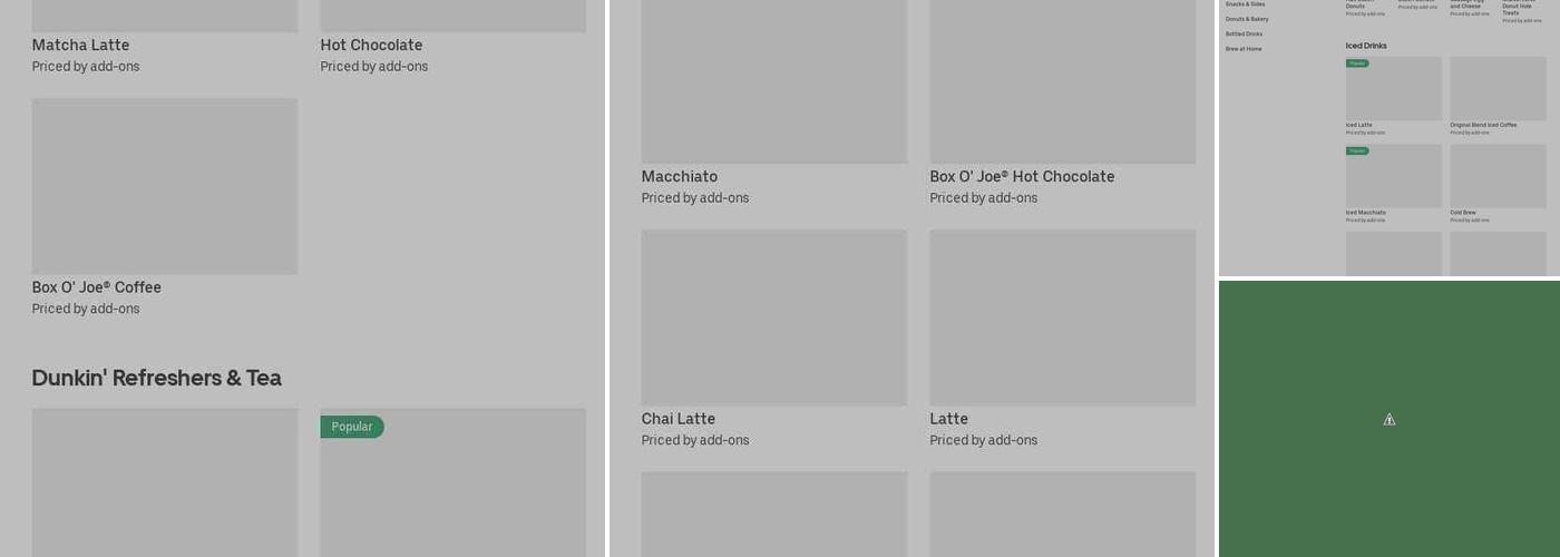 Dunkin' Menu