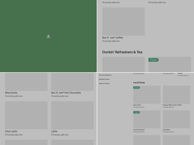 Dunkin' Menu