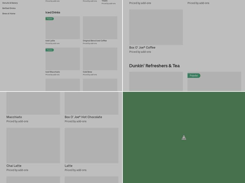 Dunkin' Menu