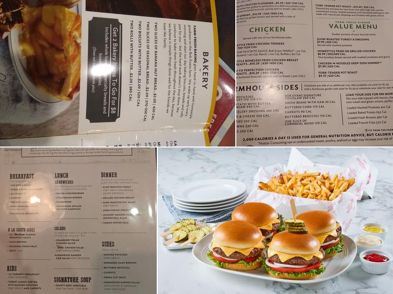 Bob Evans Menu