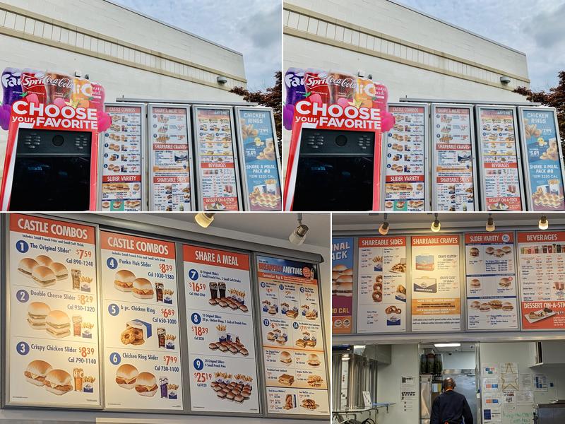 White Castle Menu