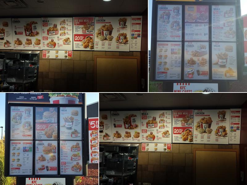 KFC Menu