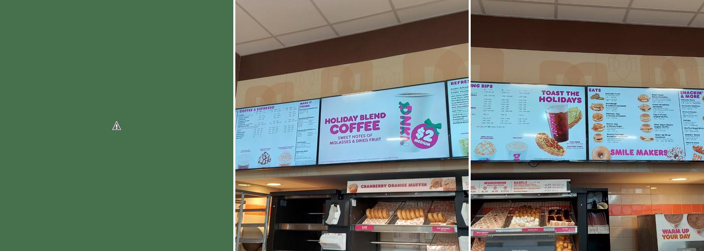 Dunkin' Menu