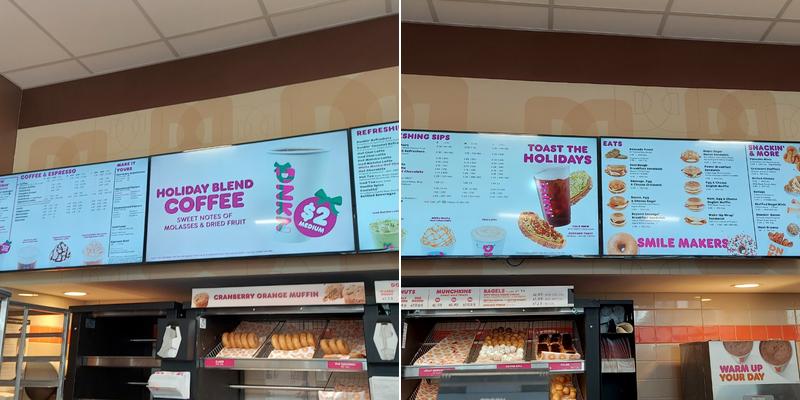 Dunkin' Menu