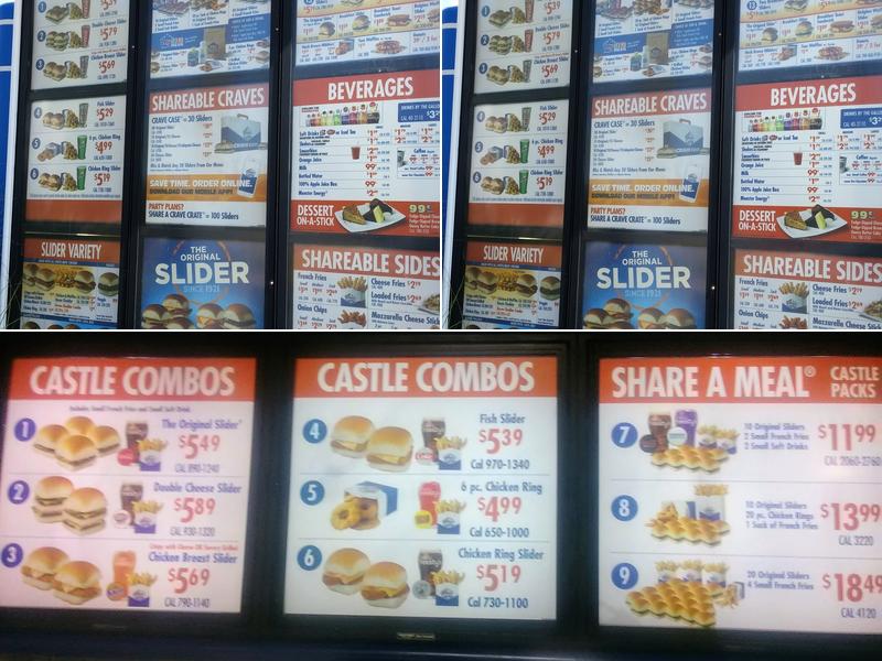 White Castle Menu