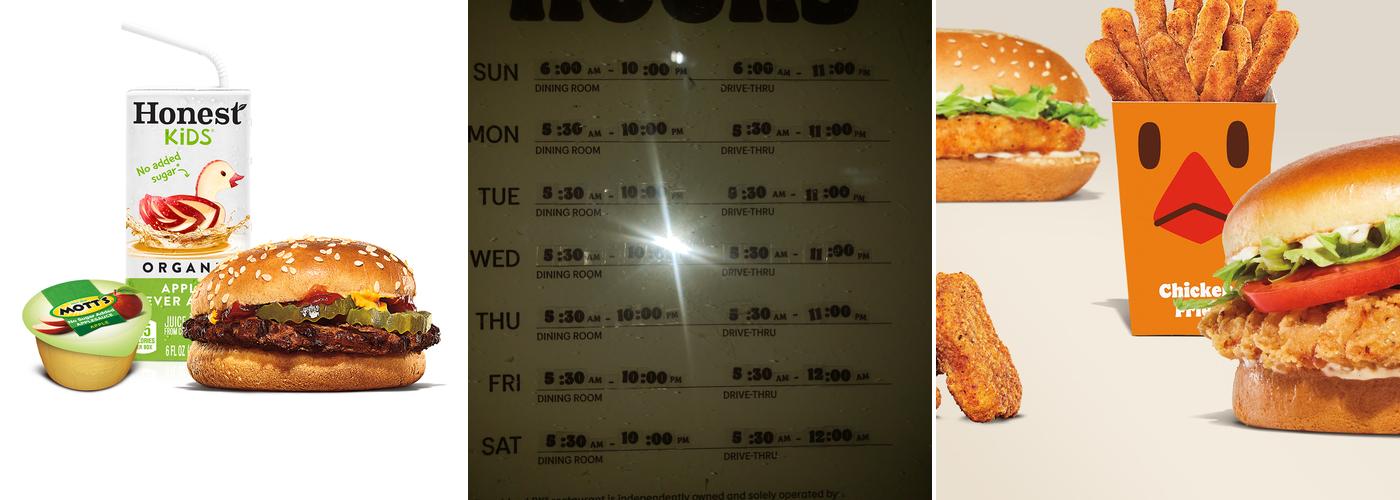 Burger King Menu
