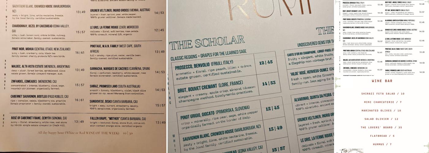 Rumi Menu