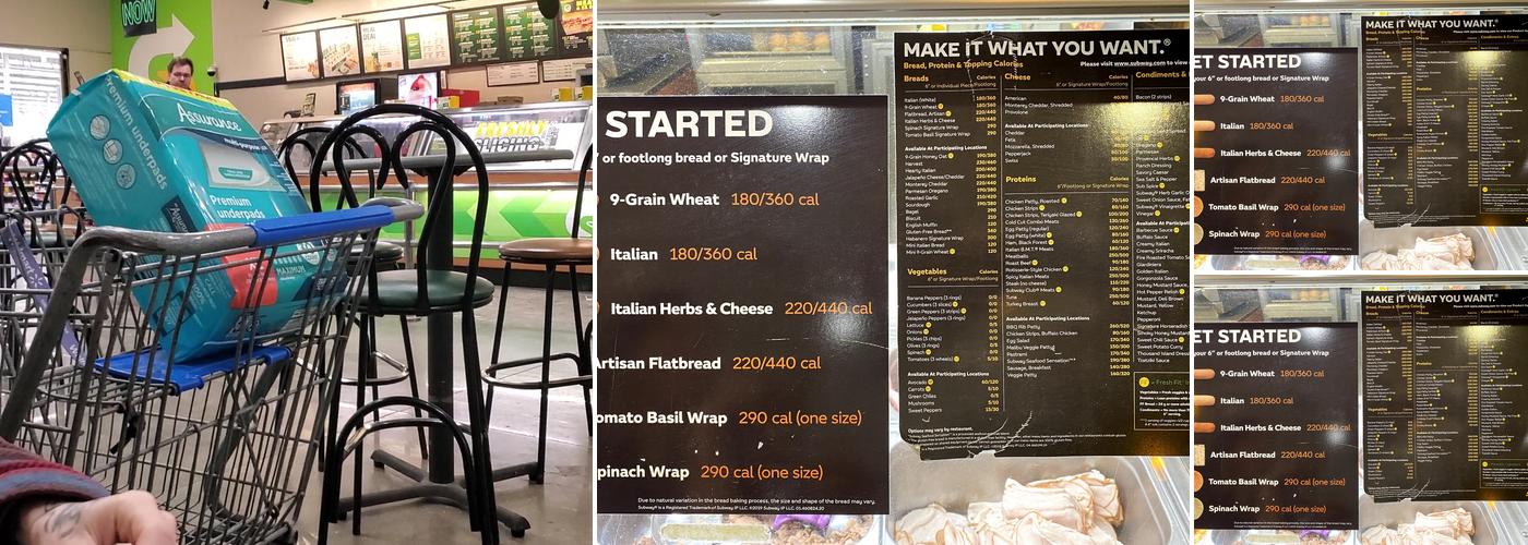Subway Menu