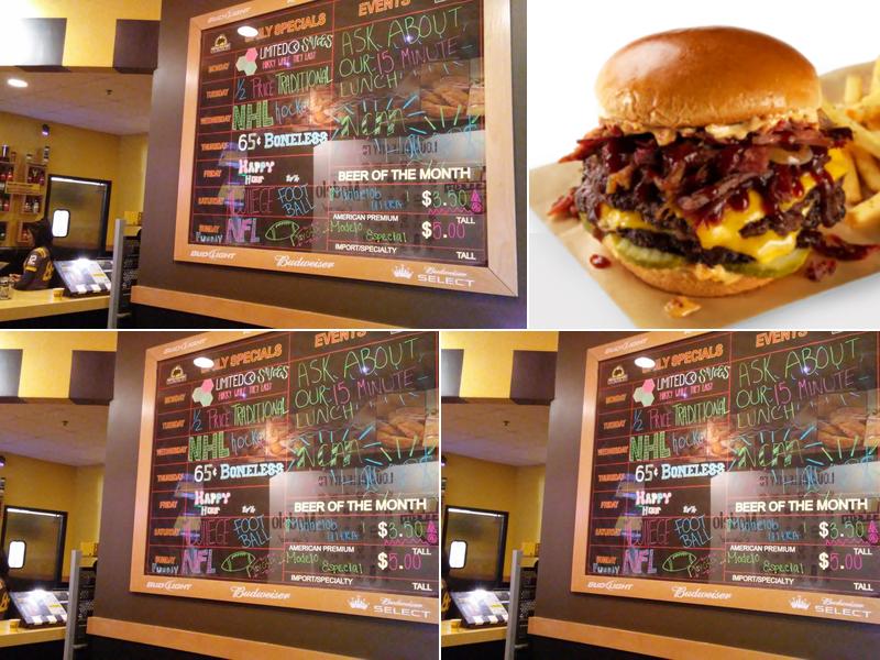 Buffalo Wild Wings Menu