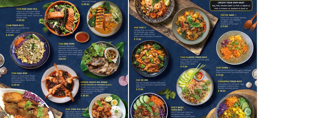 Thaiburi Menu