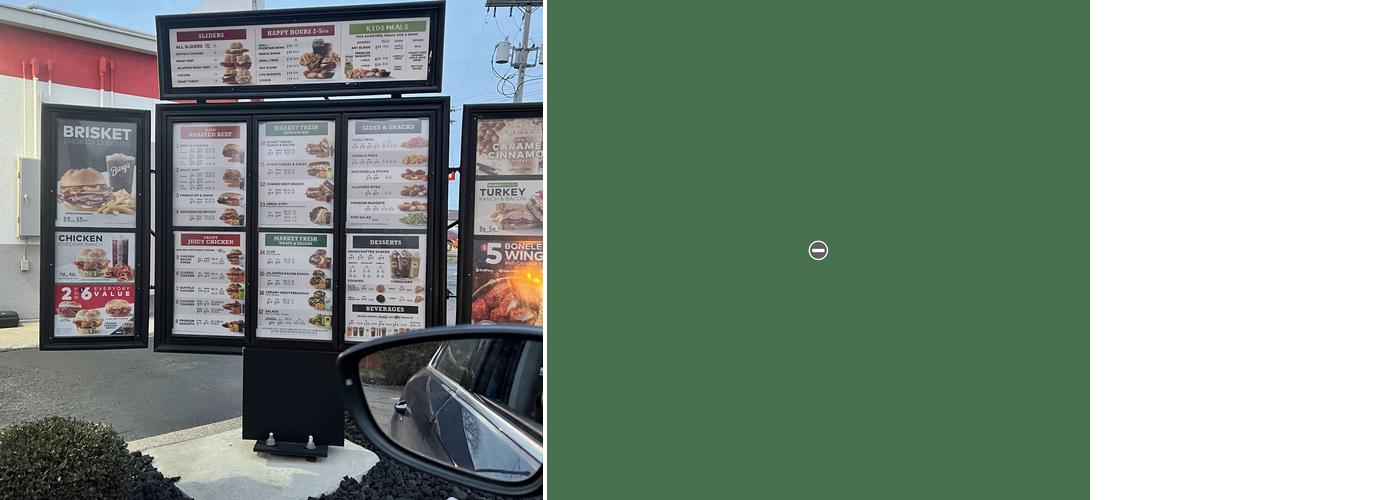 Arby's Menu