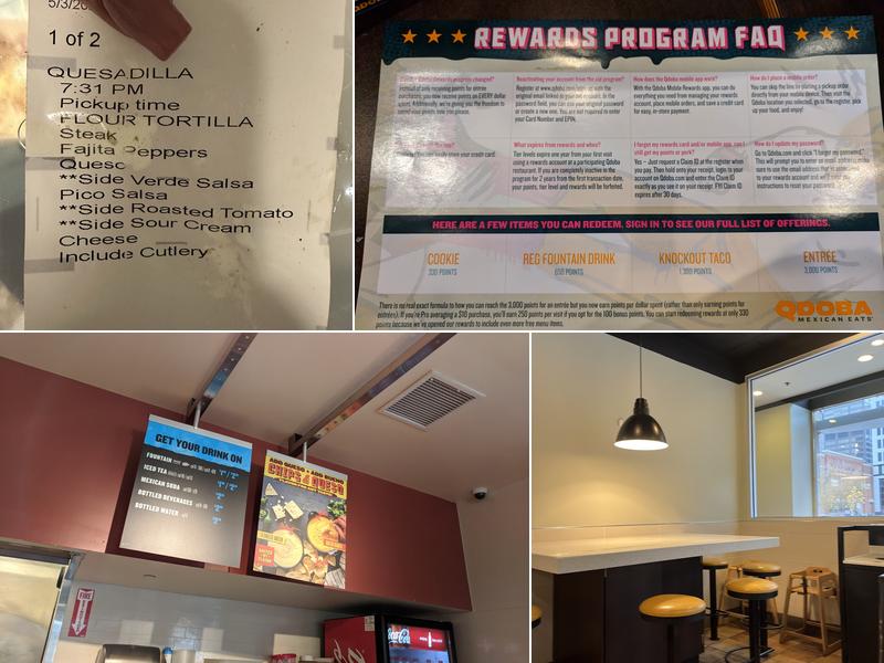 QDOBA Mexican Eats Menu