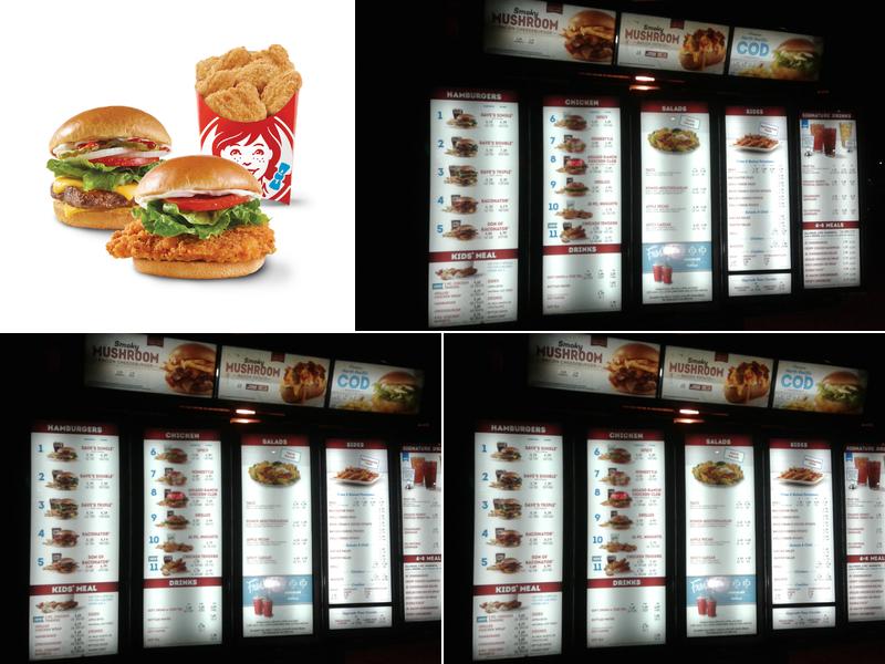 Wendy's Menu