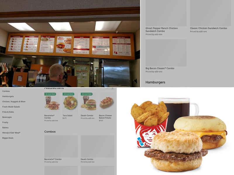 Wendy's Menu