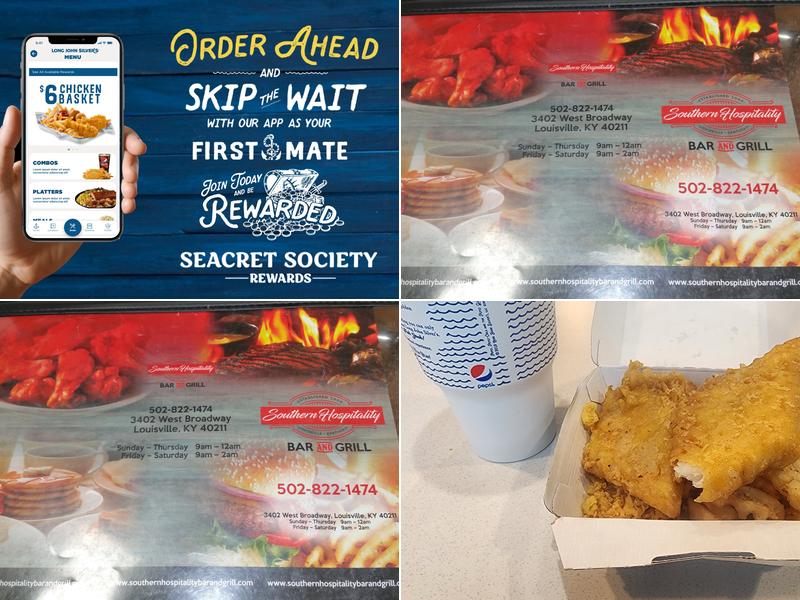 Long John Silver's Menu
