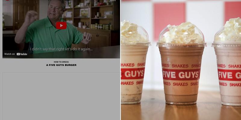 Five Guys Menu