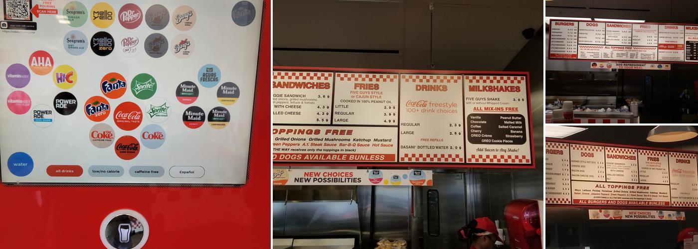 Five Guys Menu