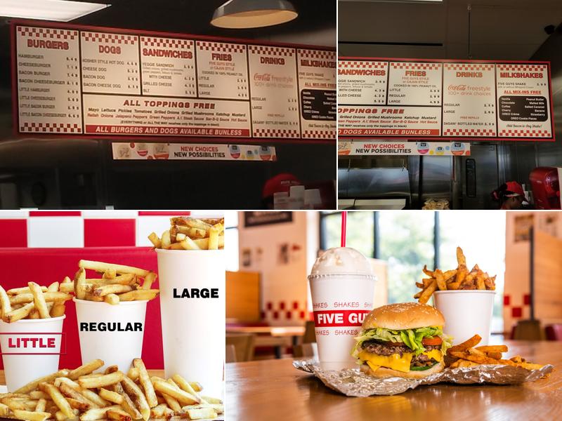 Five Guys Menu