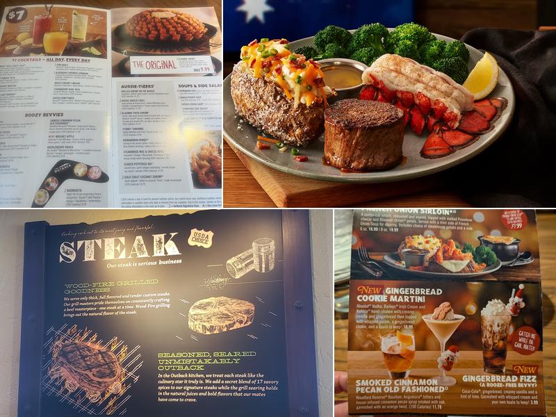 Outback Steakhouse Menu