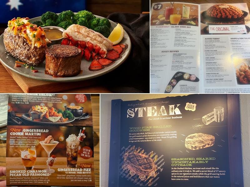Outback Steakhouse Menu