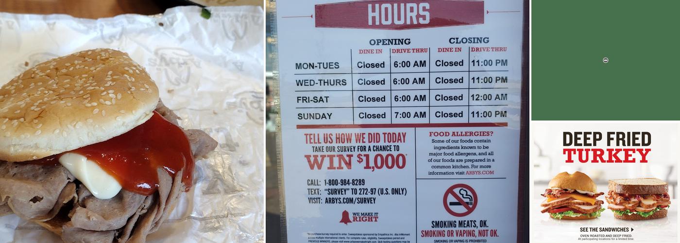 Arby's Menu