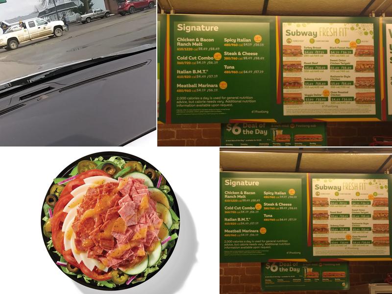 Subway Menu