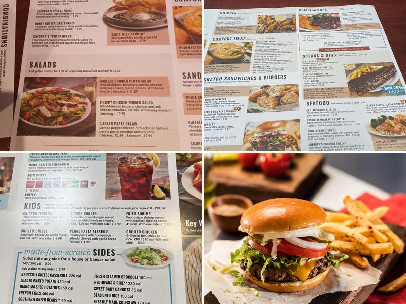 Cheddar's Scratch Kitchen Menu