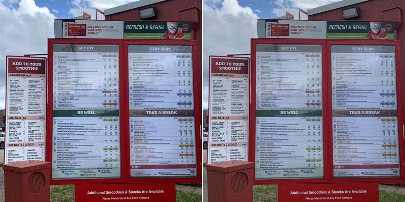Smoothie King Menu