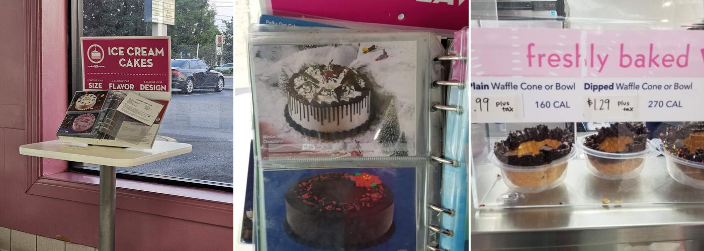 Baskin-Robbins Menu