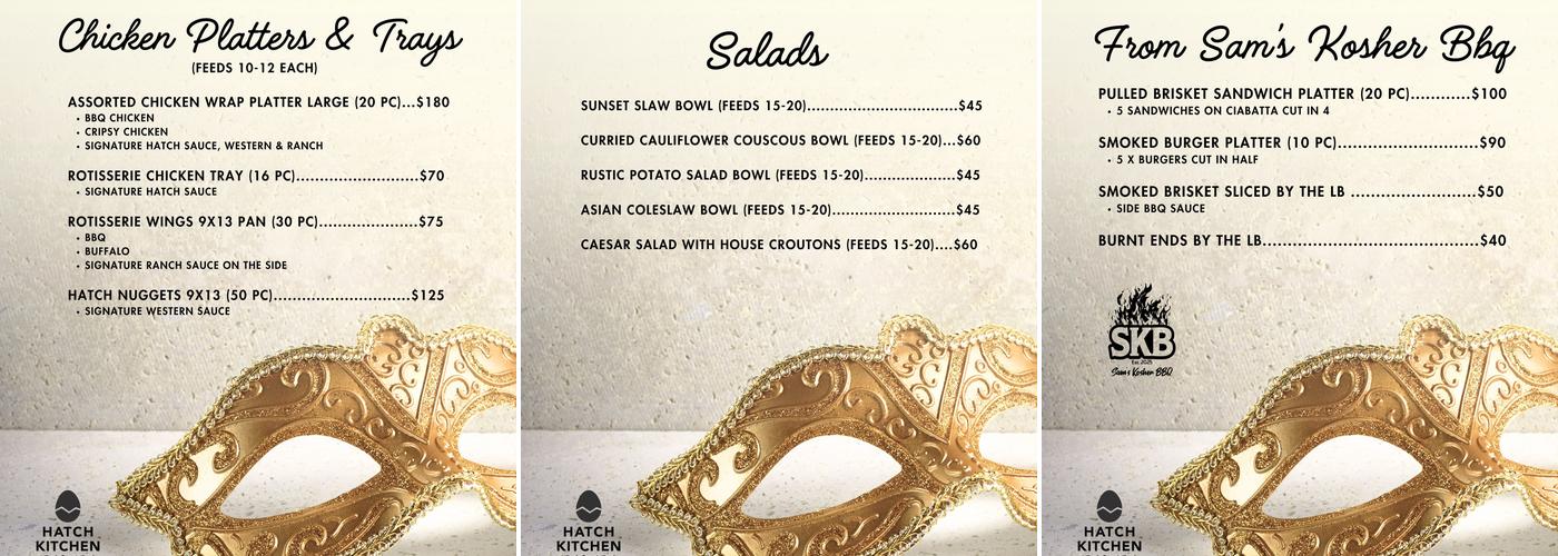 HATCH KITCHEN Menu