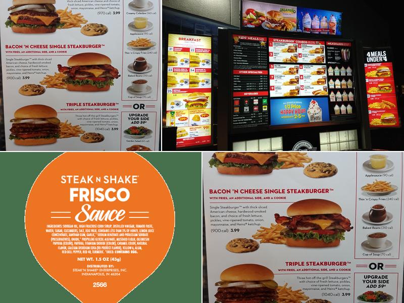 Steak 'n Shake Menu