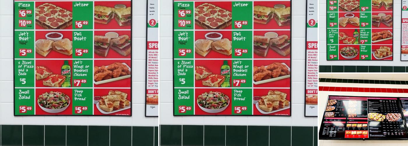 Jet's Pizza Menu