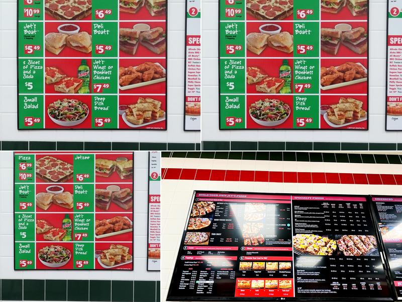 Jet's Pizza Menu